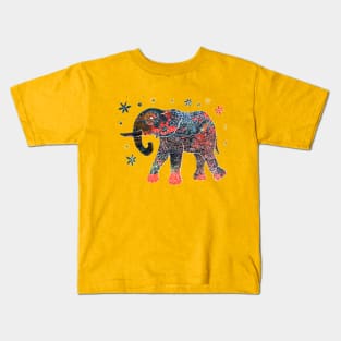 Mandala Mama Elephant Kids T-Shirt